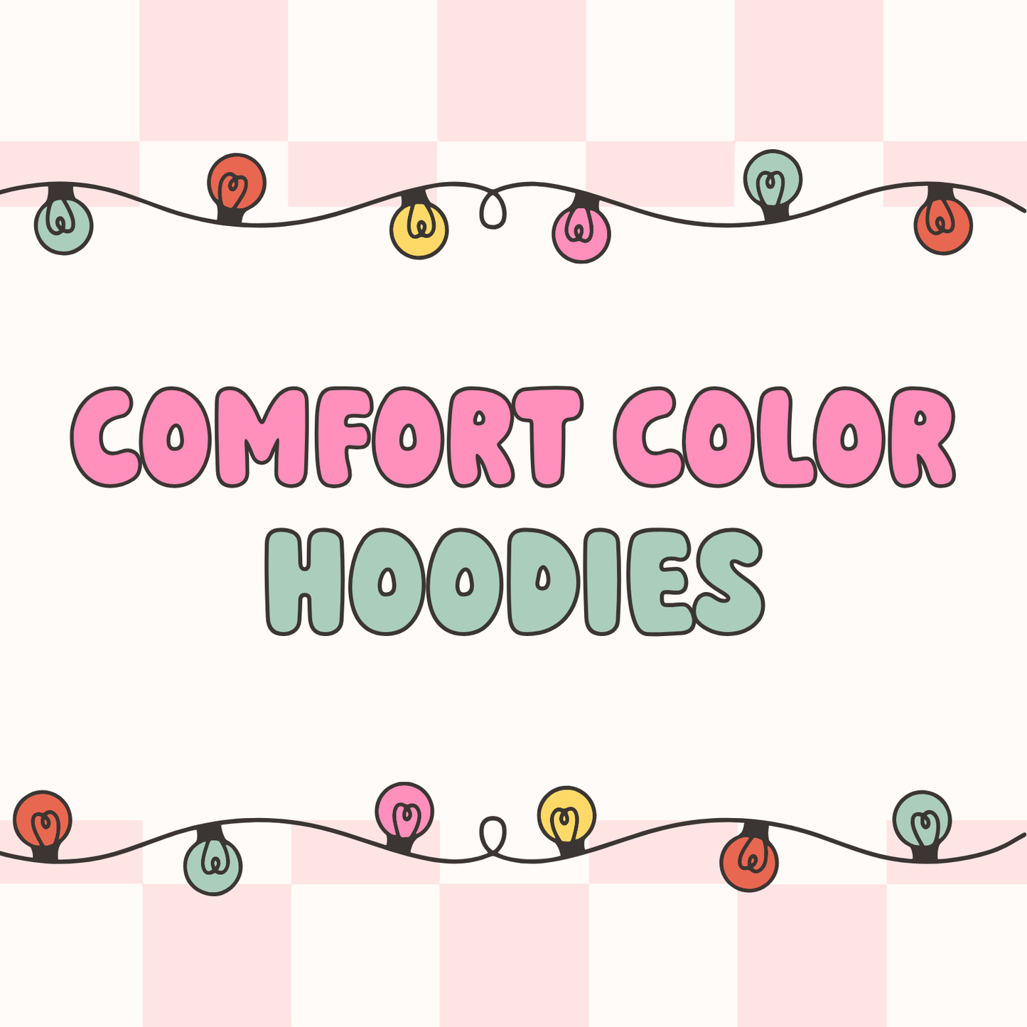 Comfort Color Hoodie Sweatshirts