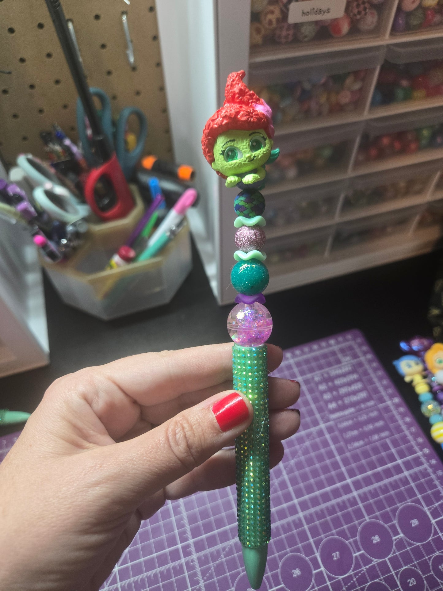 Floral Mermaid Pen