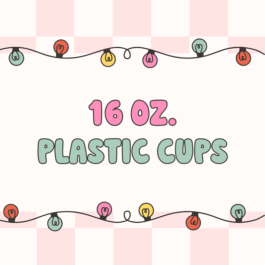 16 oz. Plastic Cups