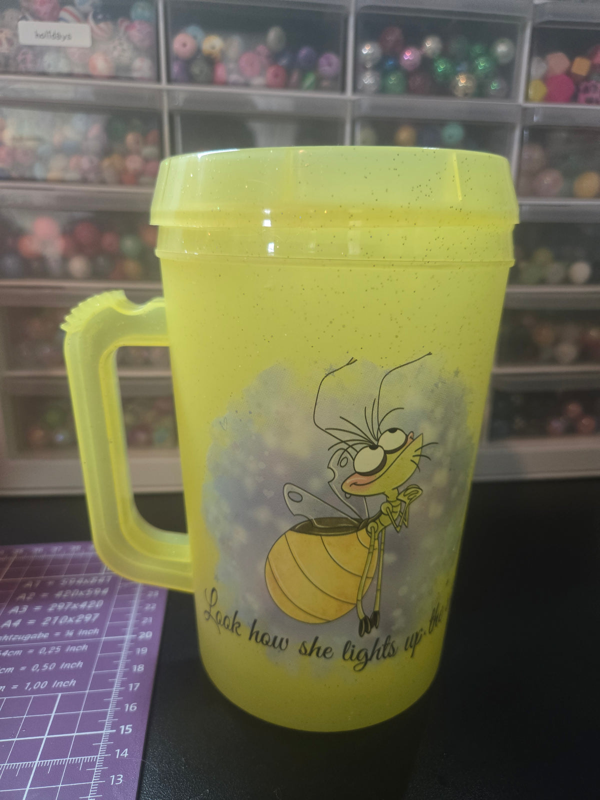 Ray *IMPERFECT* 34oz Mega Mug w/Straw
