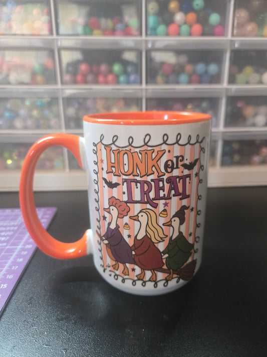 Honk or Treat Ceramic Mug