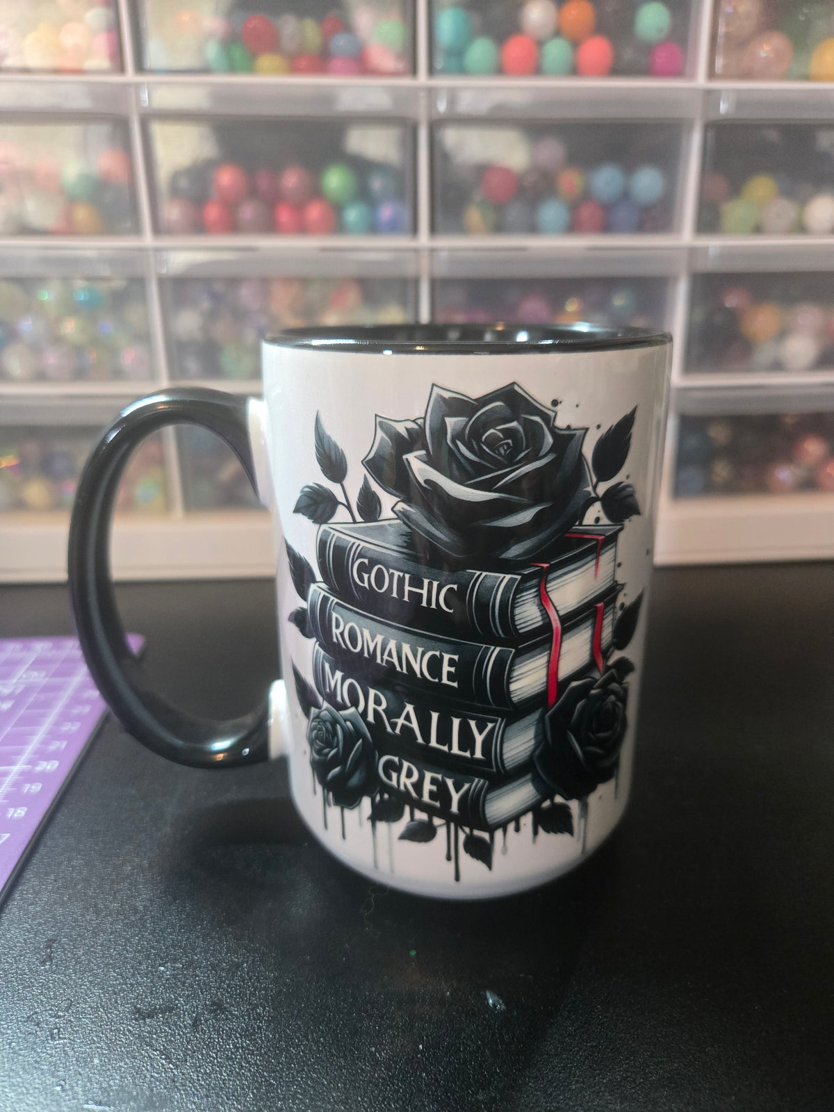 Book Stack Ceramic Mug