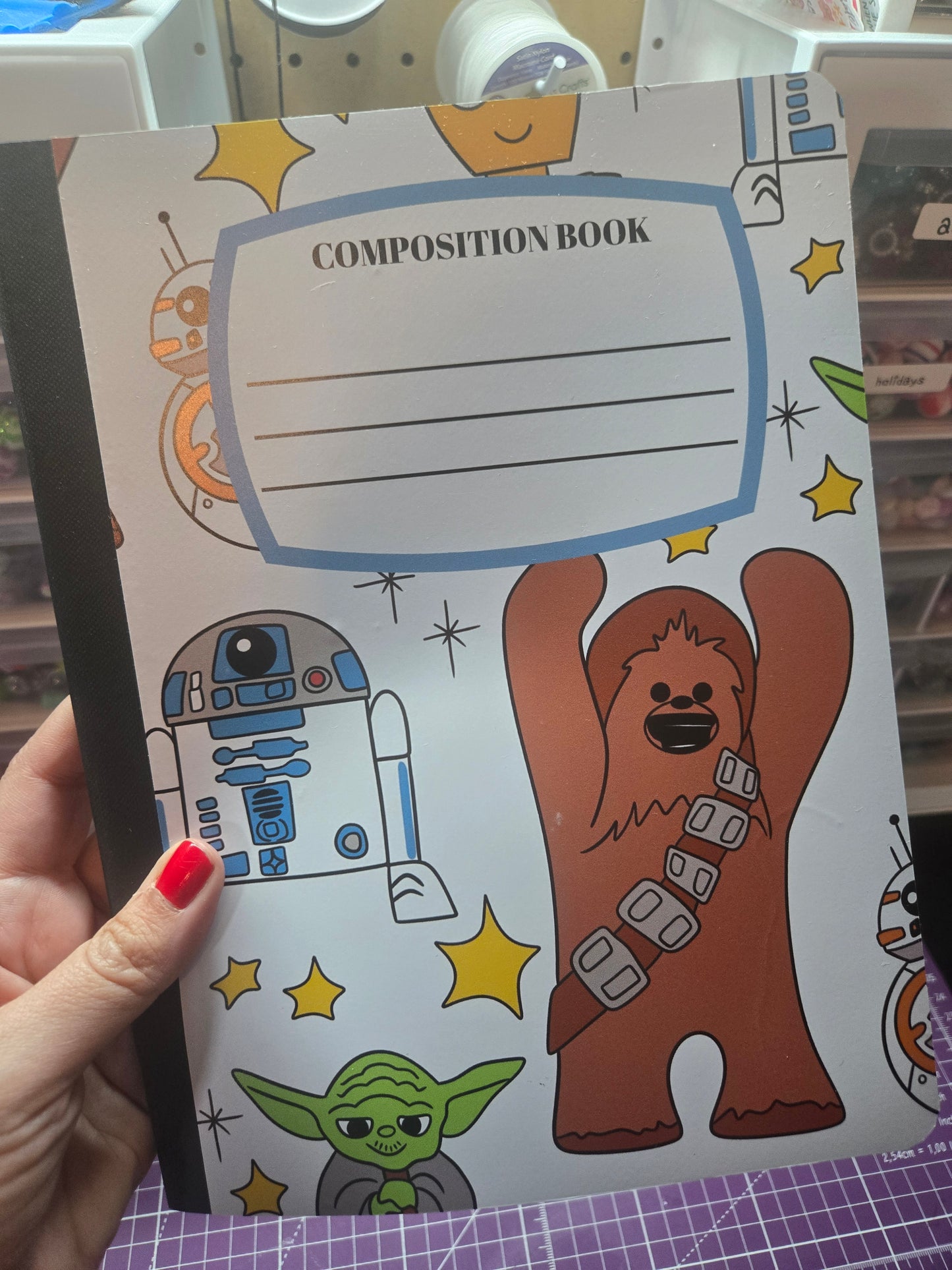 SW Composition Notebook - College Ruled (Plastic cover)