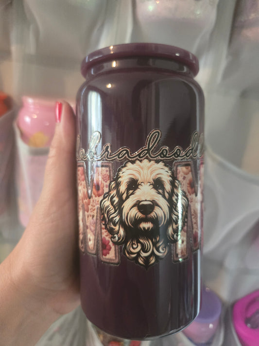 Labradoodle Mom *IMPERFECT* 16oz Stainless Steel w/Straw