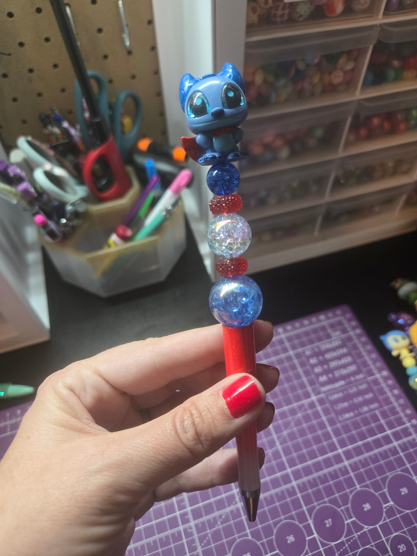 Blue Alien with Cape Pen