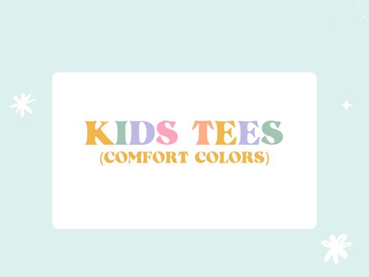 Kids Tees-Comfort Color