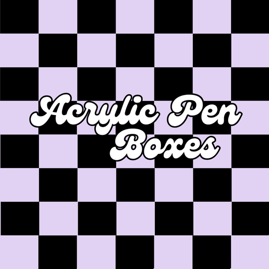 Acrylic Pen Box