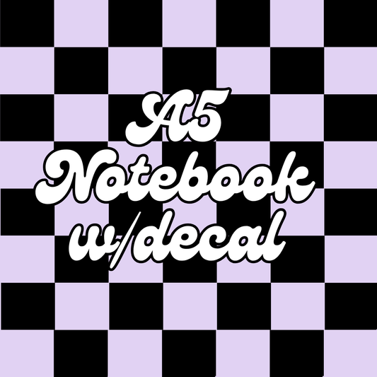 A5 Notebook w/Decal