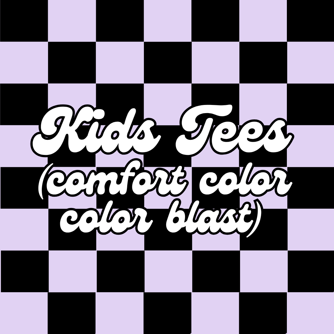 Kids Tees-Comfort Color Color Blast