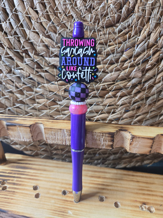 Throwing Sarcasm Pen