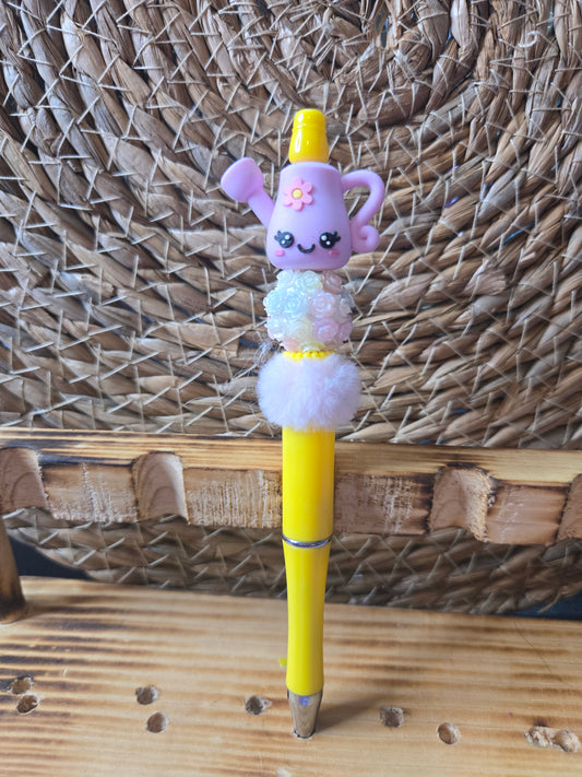 Purple Watering Can Pen
