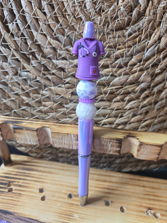 Purple Scrub Pen