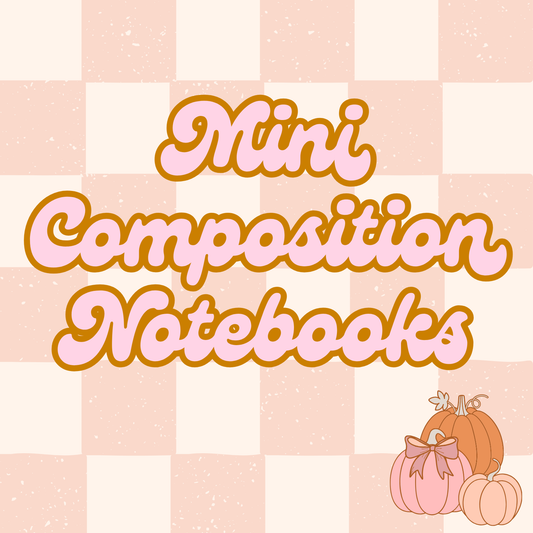Mini Composition Notebooks