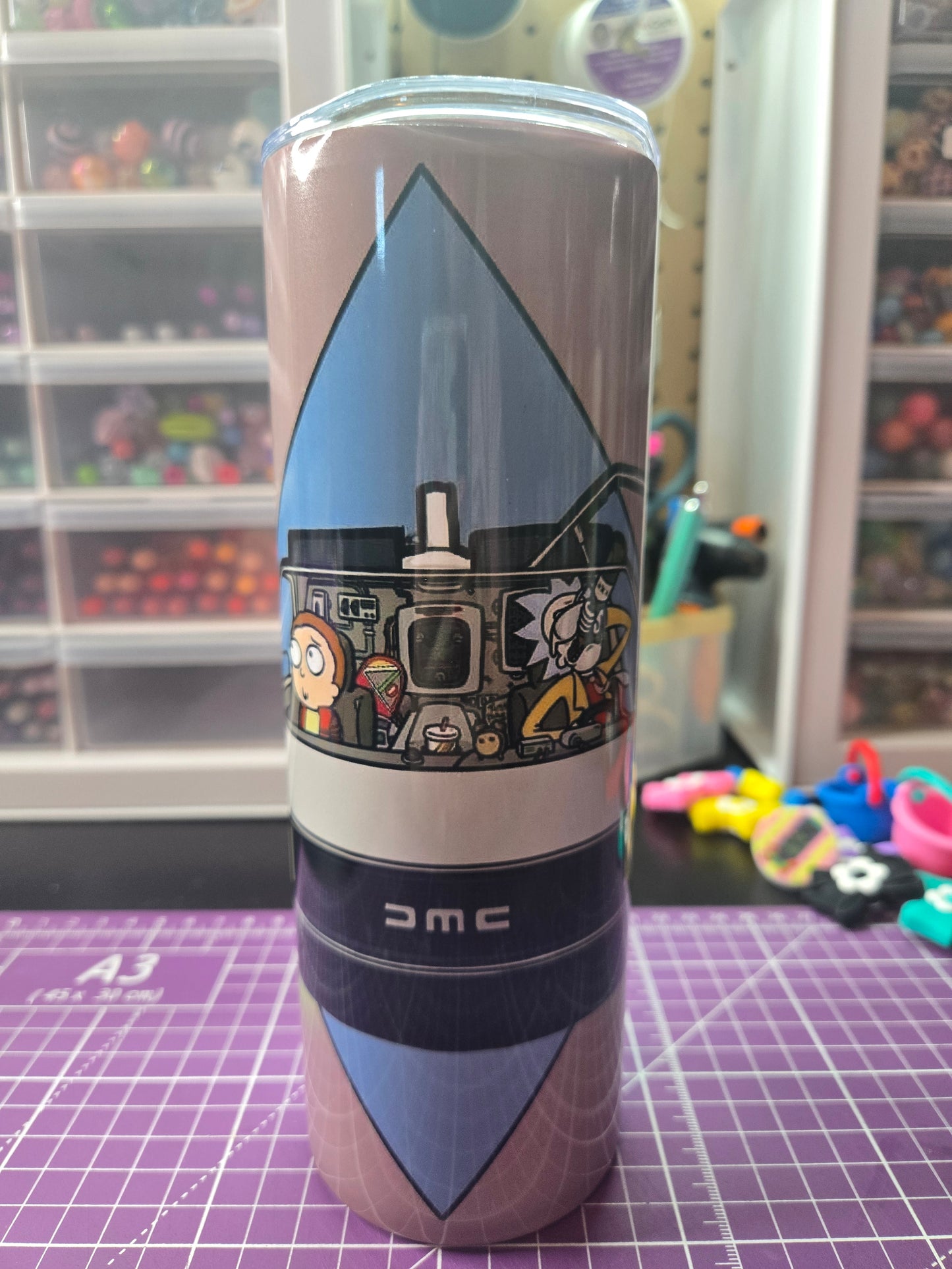 R & M 20 oz. Stainless Steel Tumbler w/Straw
