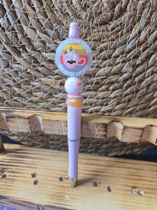 Cats and Coffee Pen