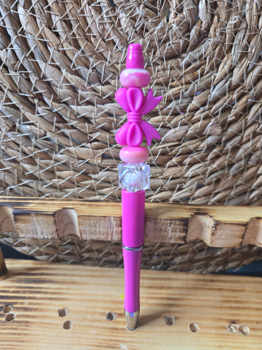 Pink Bow Pen